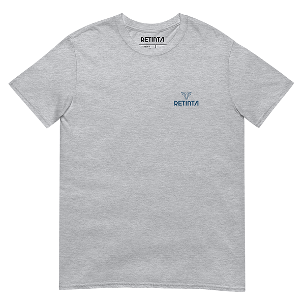 Comprar Camiseta "gris deep" Estilo SURFeño RETINTA®️ - Surf, Skate & Snowboard - Tarifa, Cádiz. Detalle de ilustración delantera. Visita nuestra tienda online.