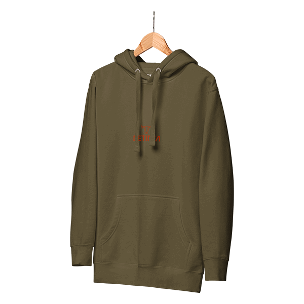 Comprar sudadera con capucha FOREST color "verde otoño tinta". Estilo SURFeño RETINTA®️ Surf, Skate y Snowboard, marca de Tarifa, Cádiz. ¡Visita nuestra tienda online para llegar al siguiente nivel!