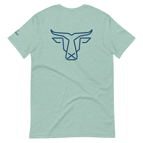 Comprar Camiseta "verde agua deep" Estilo SURFeño RETINTA®️ - Surf, Skate & Snowboard - Tarifa, Cádiz. Detalle ilustración espalda. Visita nuestra tienda online.