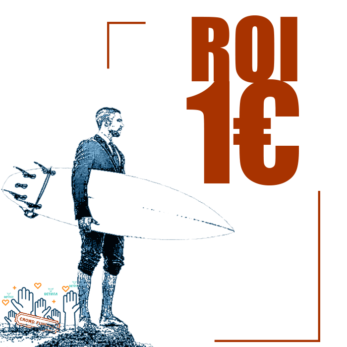 Crowdfunding -Recompensa 10% retorno de la inversión Retinta®️ Surf, Skate y Snowboard, marca de Tarifa, Cádiz. Campaña "Born to be WIld surf project". Microfinanciación colectiva.